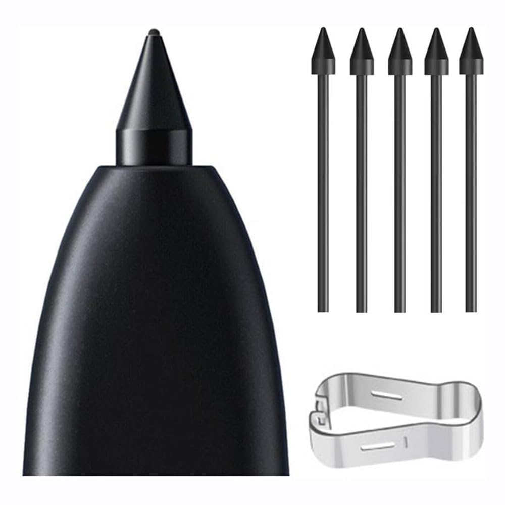 BOGOTA Stylus Pen Nibs 5 Pcs Touch Nib, Replaceable Nibs, Pen Refill Tool Set Compatible with Note 10 / Note 20 Samsung Spen Tab S6/S7-5PCS Refills+1 Tweezer (Black) (B0CTKQ16WX) Amazon Price History, Amazon Price Tracker