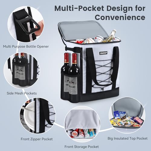 Cooler-Backpack-36-Cans-Multifunctional-Leakproof-Cooler-Backpack-with-Padded-Top-Handle-Mesh-Pocket-for-Camping-BBQ