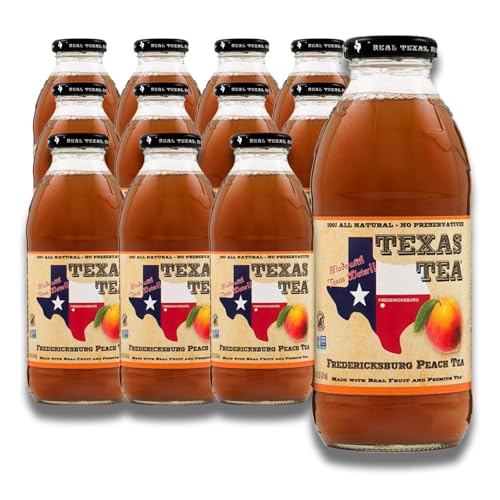 Texas Tea Fredericksburg Peach Tea – Organic Black Tea with
