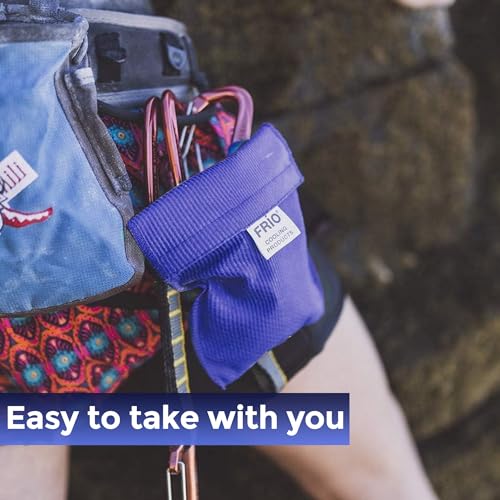 Image of FRIO Extra Large Insulin Cooler Travel Case Blue | 45+ Hours Insulin Cooling, No Icepacks Needed | Holds 8 Insulin Pens or Vials | Diabetes Travel Case, UK Made, Portable Daily Insulin Storage