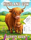 Photo Gallery highland cow activity book: fun and creative coloring, challenging mazes, word searches, brain games, and exciting activity pages for kids Photo Gallery highland cow activity book: fun and creative coloring, challenging mazes, word searches, brain games, and exciting activity pages for kids