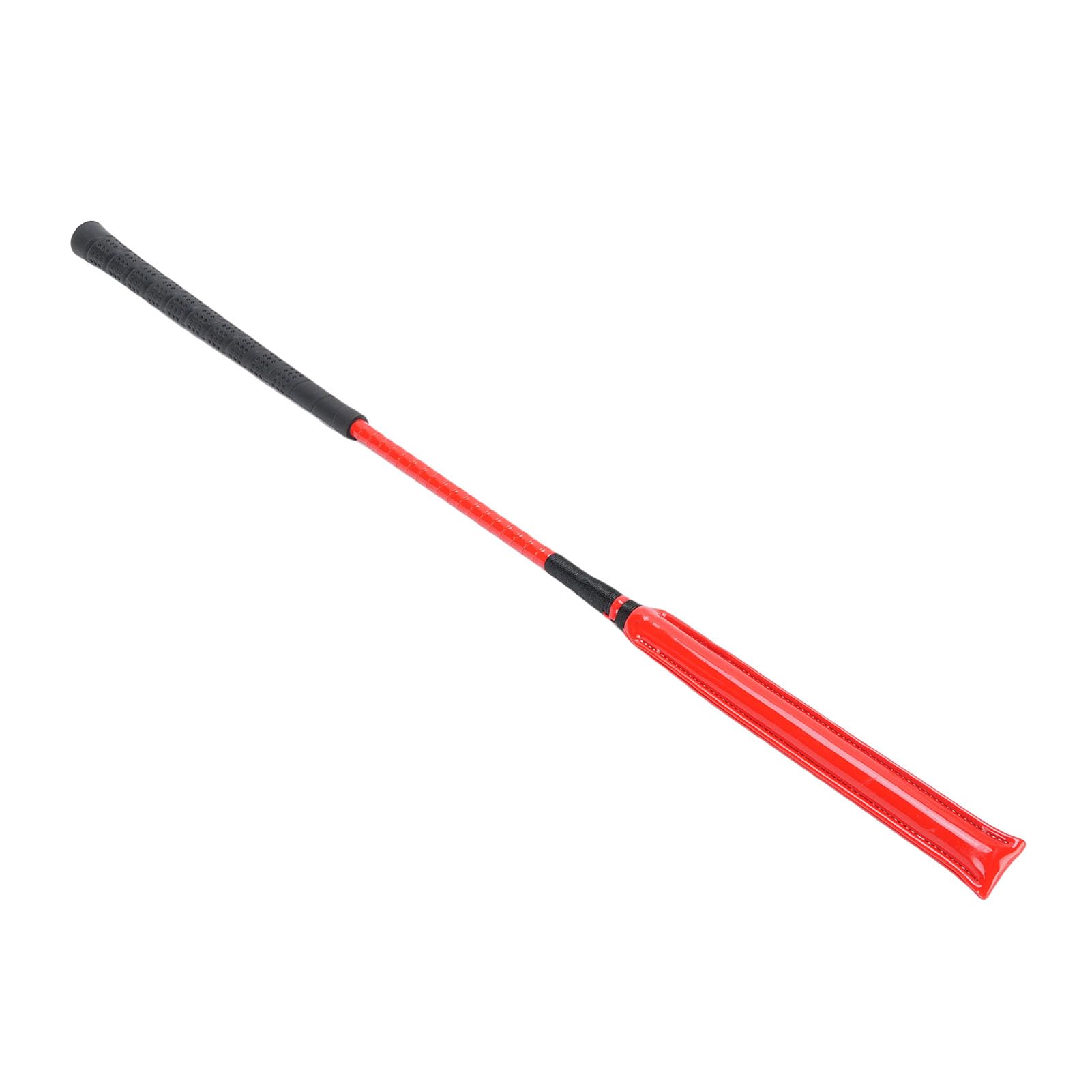 Tbest Frustino da Cavallo in Pelle Verniciata di Alta qualità, Frustino da Equitazione da 65 Cm con Manico Antiscivolo in Silicone, per Addestramento e Competizioni di
