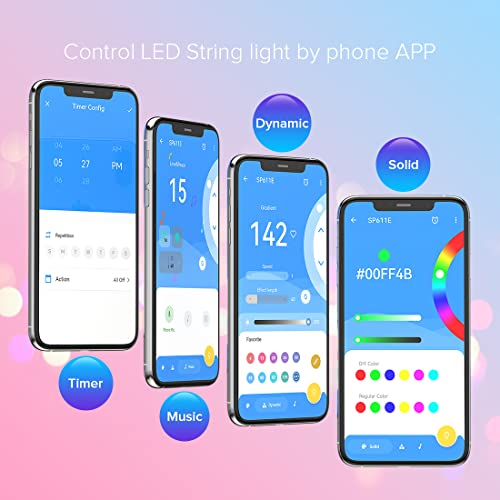 Tira LED RGBW 2X5 m 896 LEDs/m 4000K Control Bluetooth BTF-LIGHTING miniatura 5