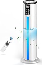 KLIFE Humidifier, Large Capacity, 3.9 gal (13 L), Tower Type, Automatic Humidity Control, Aroma Compatible, Energy Saving, Ultrasonic Type, Top Water Supply, 350 mL/h, Continuous 72 Hour