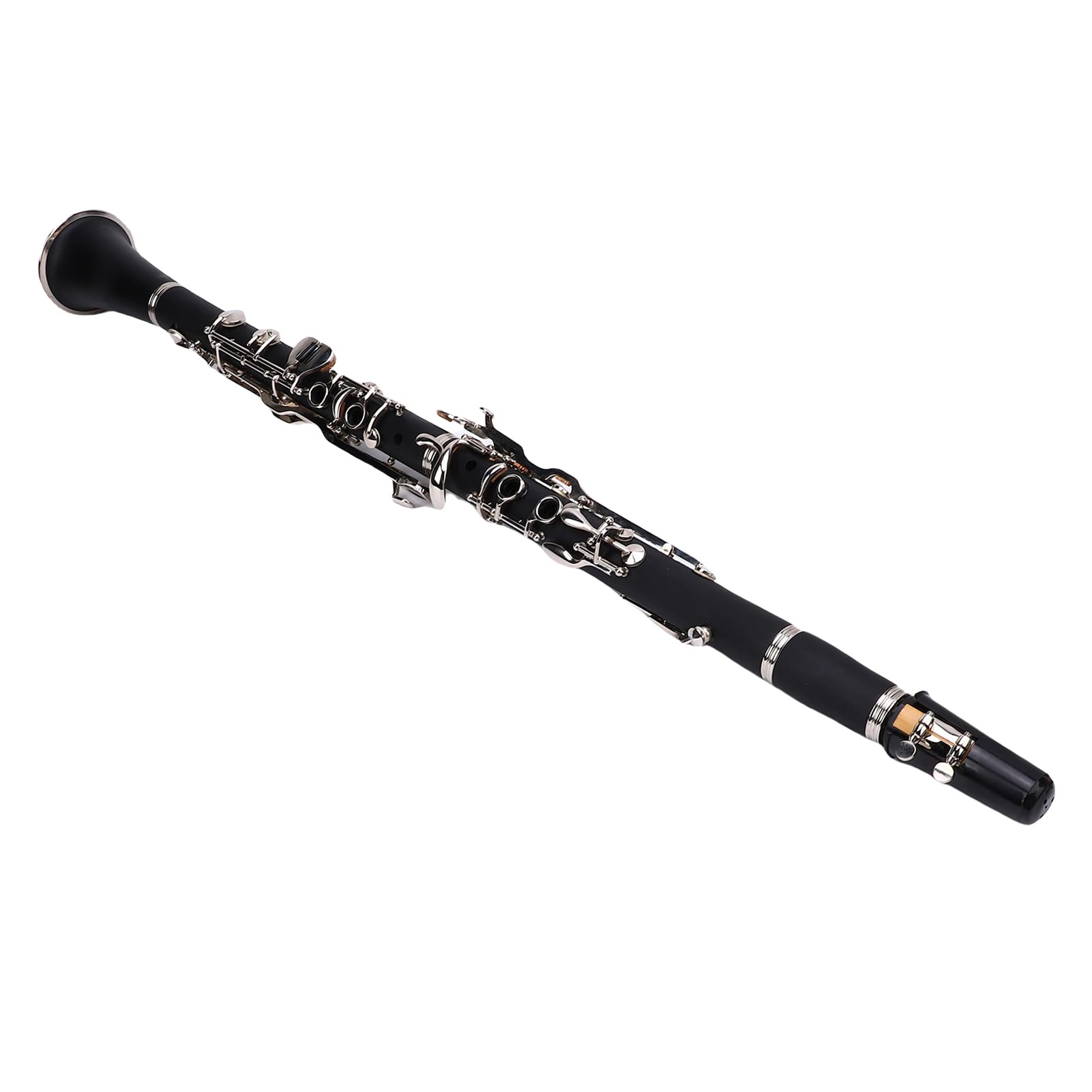RiToEasysports Clarinete G Key, diseño mejorado, configuración de tubo regulador dual, materiales de primera calidad, excelente elasticidad, accesorios completos, diseño de moda, instrumento versátil