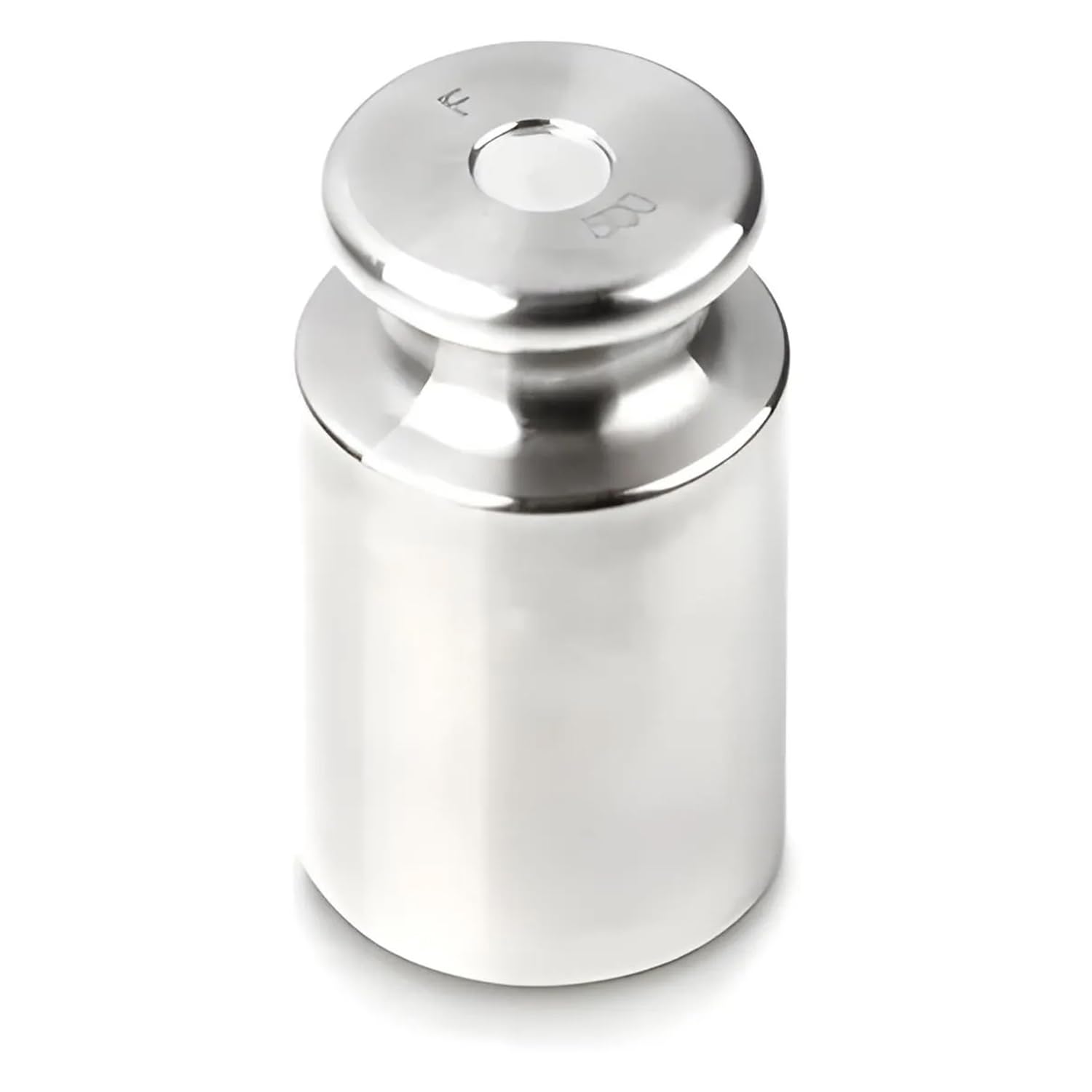 Kern 337-​09 Forme de Bouton de Poids Individuel en Acier Inoxydable Finement Tourné, 1 Pièce