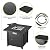 Propane Fire Pit 30 Inch Outdoor Gas Fire Pit | Steel Fire Table with Lid | Patio Fire Pit Table & Outdoor Fire Pir Propane for Deck, Garden & Backyard | Powerful Propane Outdoor Fire Pit 50,000 BTU