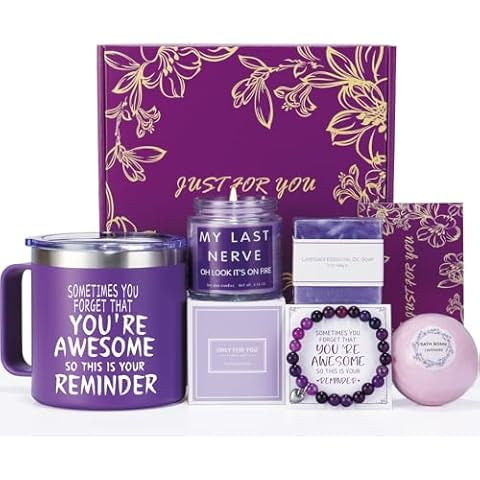 Birthday Gifts for Women, Valentines Day Gifts for Her, Unique Gifts Basket Set for Women, Self Care Gifts, Relaxing Spa Gifts for Mom Wife Daughter Girlfriend Sister Best Friends Bestie Friendship Cover