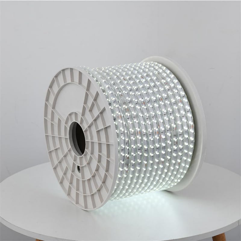 Image of Vespa 5 Meter Waterproof LED Strip Light White - Energy Saving Rope Light for False Ceiling, Room Decor, Diwali, Christmas & Home Decoration