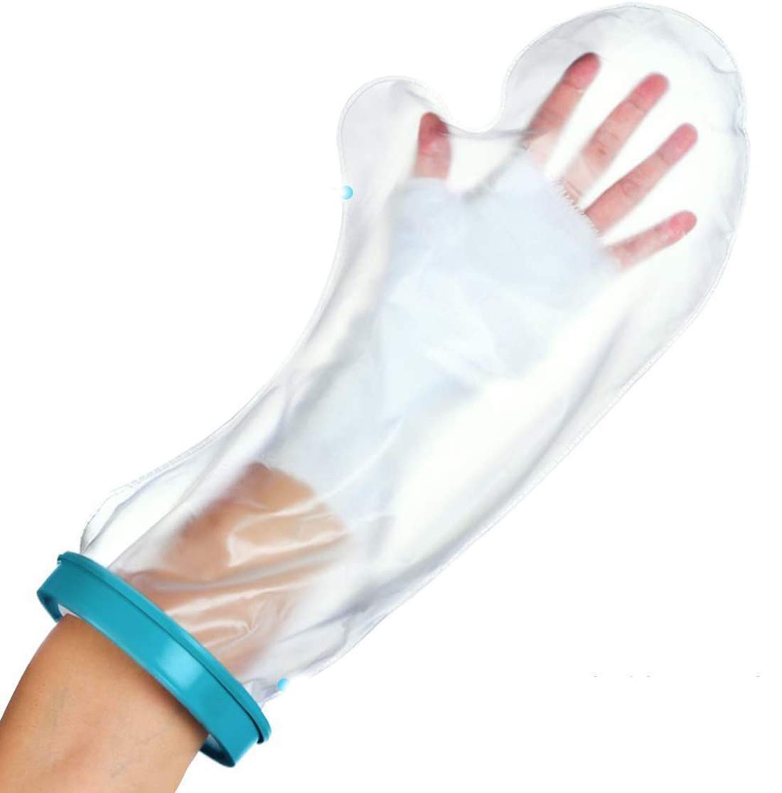 ELECDONWaterproof Cast Cover Protector Arm for Shower Plaster Bandage Protector Seal Watertight for Broken Hand Wrist Finger Wound Keeps Hand Dry Fits Unisex Adult 20 Inches