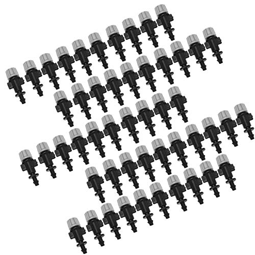 50pcs/set Boquillas de Neblina Atomizador de Cabeza del Rociador para Jardín D de Riego Boquillas Nebulidad de Nebulización Cabezal de Rociador D Cabezal de Boquilla de Riego de Boquilla de