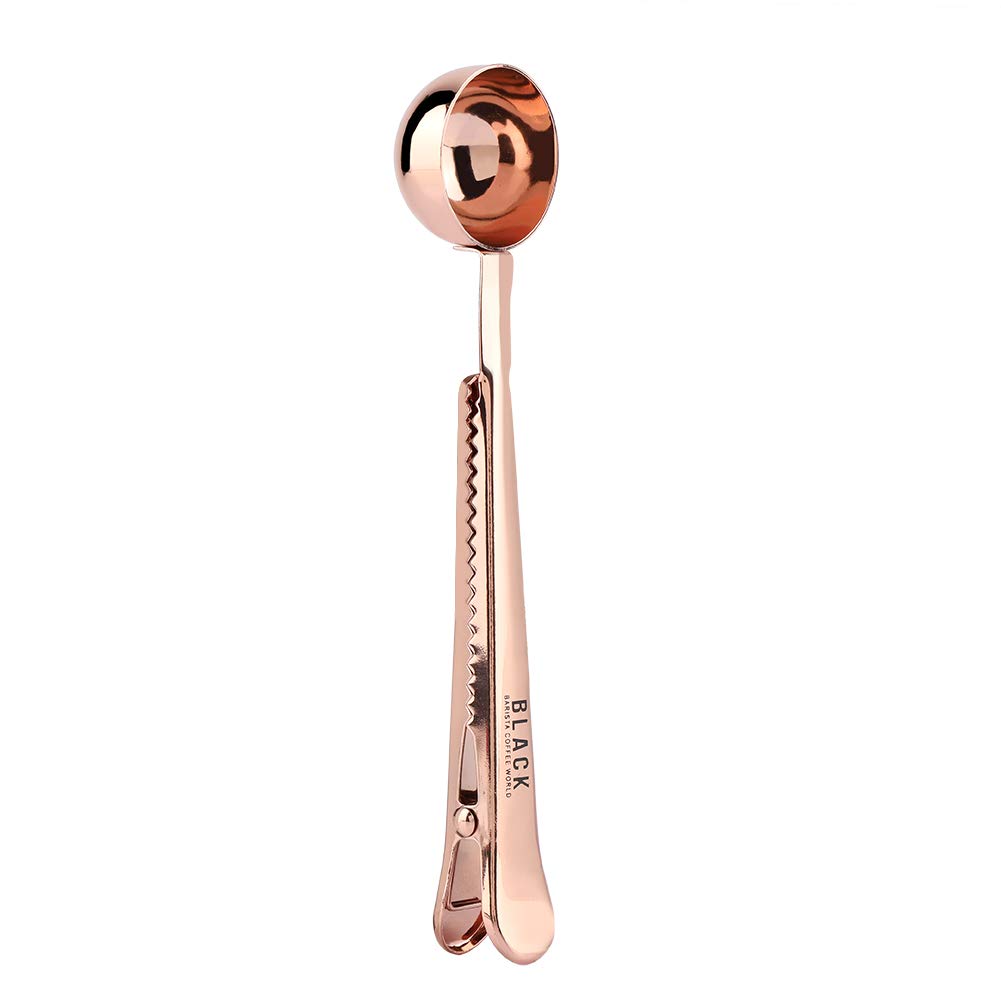 Stainless Steel Coffee Scoop Clip, Coffee Spoon Measuring Long Handle Measuring Tablespoon for Coffee, Tea, Protein Powder