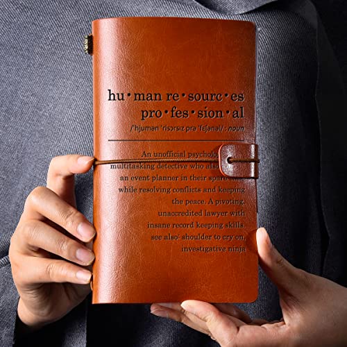 Carnet de notes ressources humaines bloc-notes cuir citation RH - 2