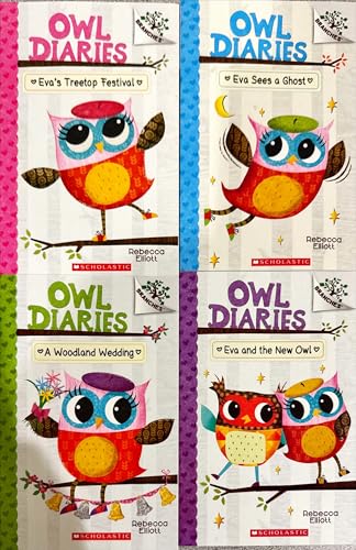 OWL DIARIES 4-BOOK SET: 1. EVA'S TREETOP FESTIV... 1338200089 Book Cover