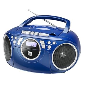 Kassettenradio mit CD • UKW-Radio • Boombox • CD-Player • Stereo Lautsprecher • AUX-Eingang • Netz- / Batteriebetrieb…
