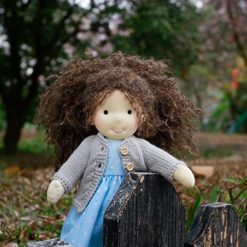Handmadewaldorfdolllouise12softgirlragdollwithcutestuffedplushidealfirstdollforbabiestoddlers Urban Country Home Decor Handmade waldorf doll louise 12 soft girl rag doll with cute stuffed plush ideal first doll for babies toddlers urban country home decor