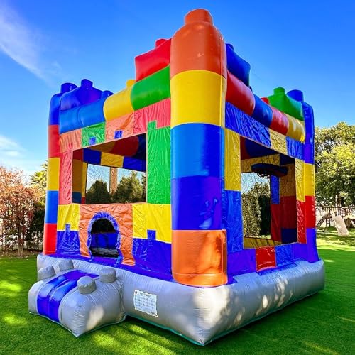 Hero Kiddo HKBH-BLOCK13 Herokiddo Block Party Bounce House Commercial Grade thumb #8