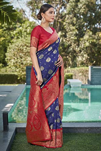 Image of Glory Sarees Women's Banarasi Silk Saree With Blouse Piece (Rich Silk101 Parent)