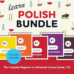 Learn Polish Bundle: The Complete Beginner to Advanced Course (Levels 1-5) Audiolibro Por Innovative Language Learning LLC arte de portada