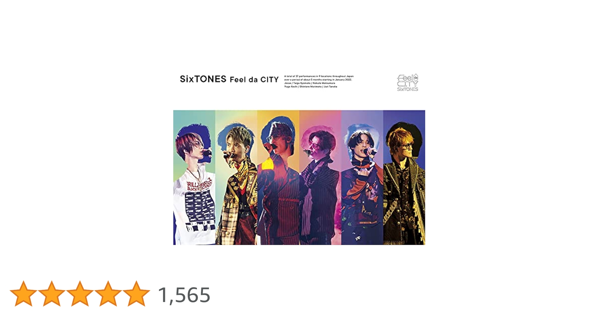 Amazon.co.jp: Feel da CITY (通常盤) (Blu-ray) : SixTONES: DVD