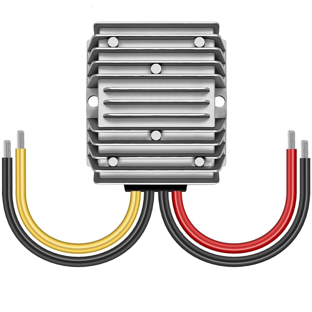 DC 36V/48V Step Down to 12V 20A 240W DC Converter Regulator Voltage Regulator, 12v Converter, IP67 Waterproof Power Supply Module Buck Transformer for Golf Cart Forklifts Car Truck Boat Vehicle-picture-15