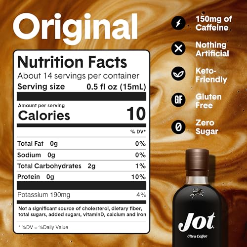 Jot FBM-ORIG-1 Coffee Concentrate (Original) High Caffeine Instant Cold Brew Coffee thumb #3
