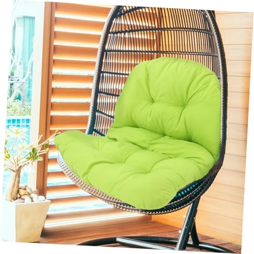 Coussin de chaise hamac en mousse haute densité et polyester vert de qualité - 6
