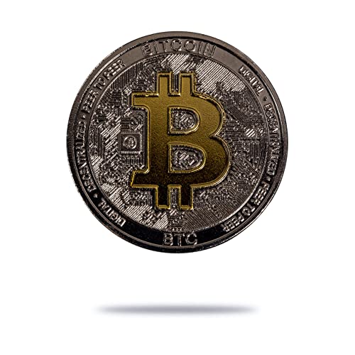 | Blacked Bitcoin (BTC) Physical Crypto Coin | Commemorative Cryptocurrency You Can HODL