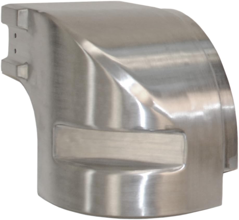 Front Corner Cap Pair for Enclosed Trailers, Trucks & Dry Vans, Aluminum, TCC1 Series (TCC1AB, Brushed Aluminum Finish, TCC1AB)