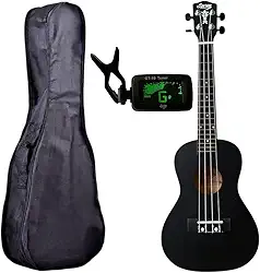 Ukulele Seven Soprano SUK-07 BK C/Capa e Afinador