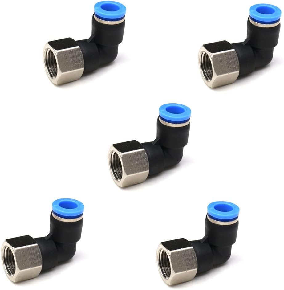 1/4 NPT Elbow Push to Connect Fittings,CEKER 8MM Tube Od x 1/4" NPT