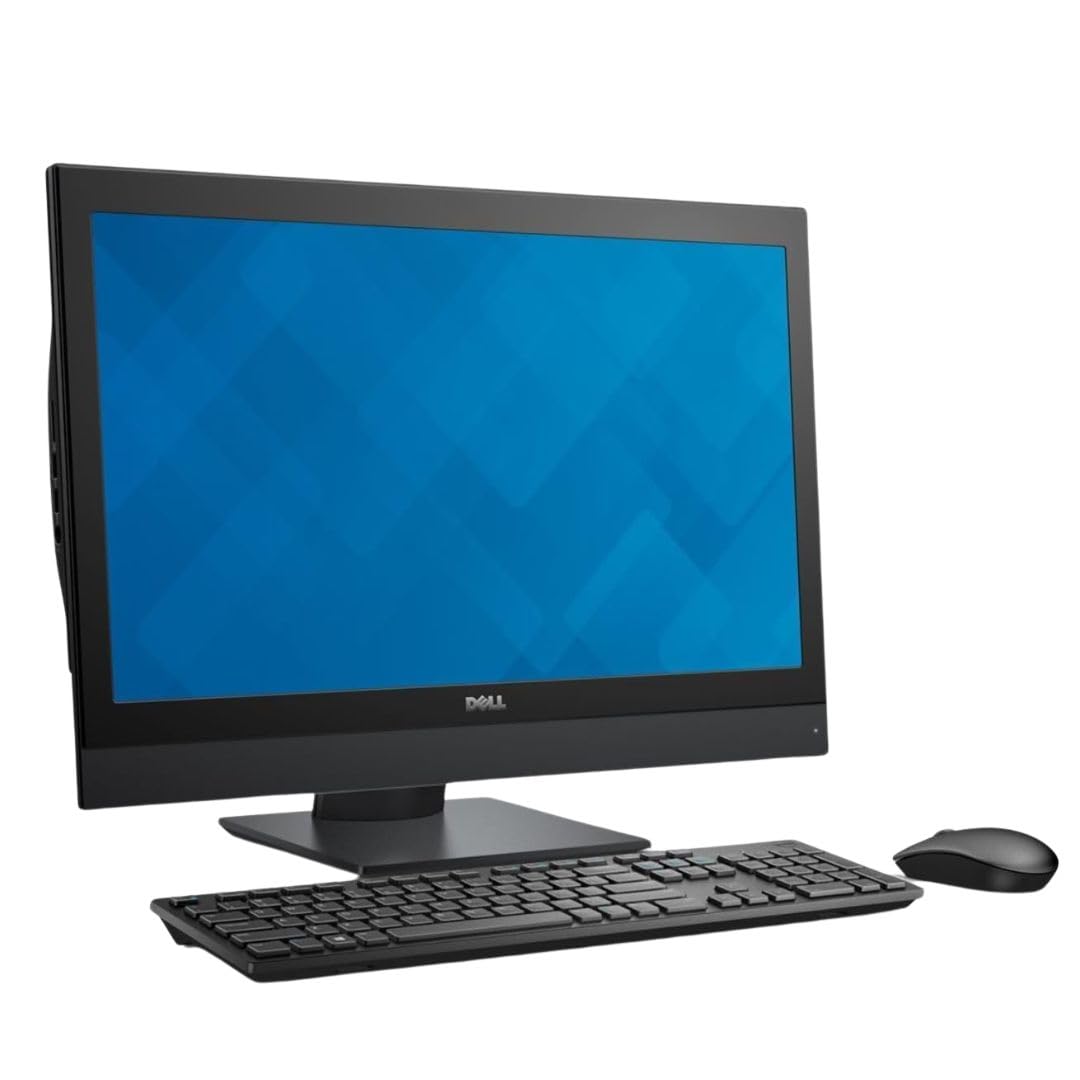 DELL Optiplex 7440, Pc Fisso All In One, Display 24" FULL HD, Intel i5-6500, Ram 16Gb SSD 256Gb, WiFi, HDMI e Displayport, Mouse Tastiera e Office 2021 (Ricondizionato)