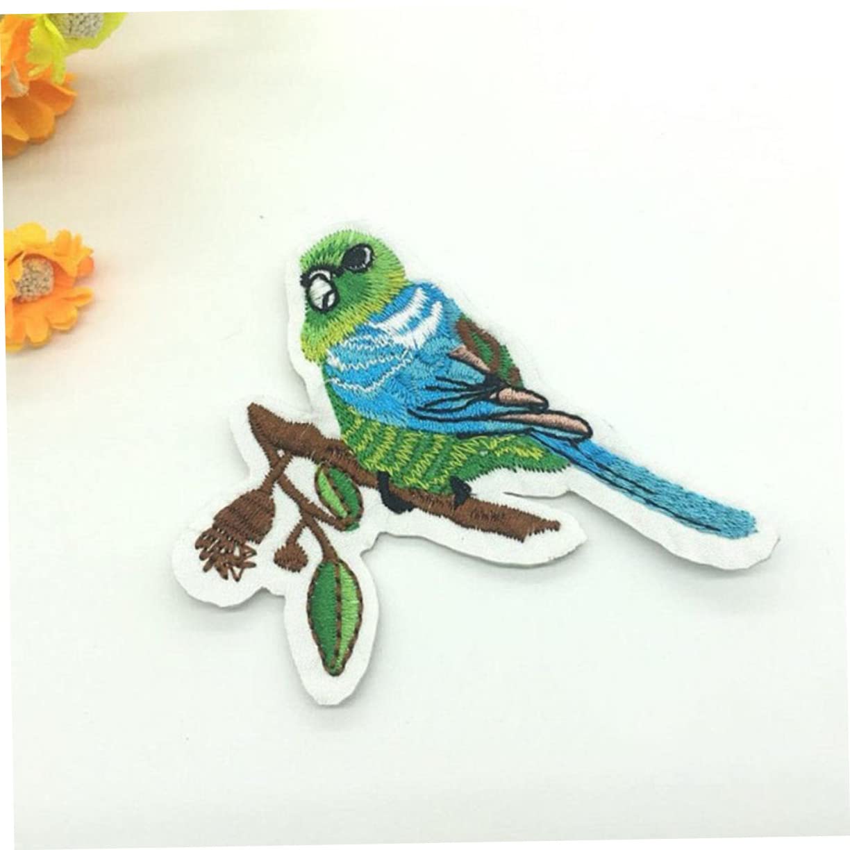Panno Da Ricamo A Patch Cucire Sulla Cucire La Vestiario Toppe Per Vestiti Toppe Ricamate Con Uccelli Applique Da Ricamo Filo Da Ricamo