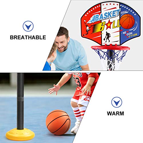 STOBOK Jogo de Basquete Com Pontuação Fácil E Ajustável Levantável Brinquedo de Basquete Interno Min