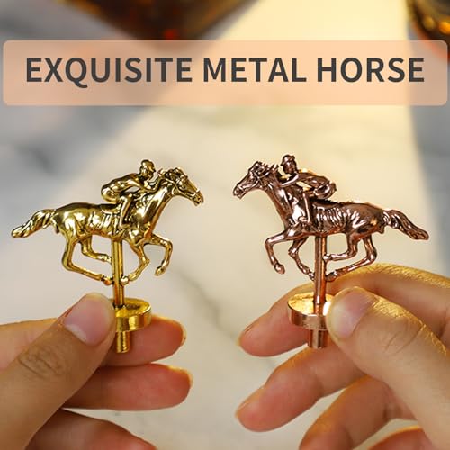 Juego de Mesa Horse Racing de HOROW de Madera y Metal miniatura 4