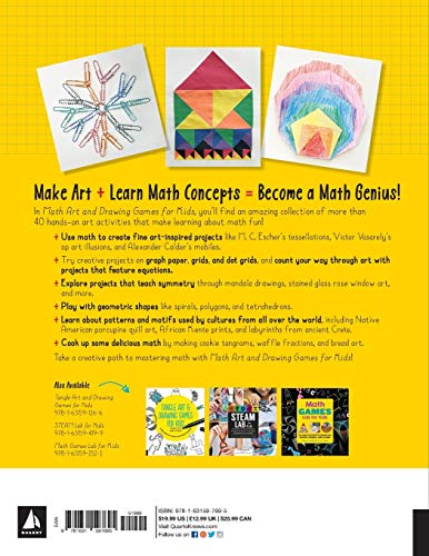 Math Art and Drawing Games for Kids: 40+ Fun Art Projects to Build Amazing Math Skills 2 51hnpmfLr8L