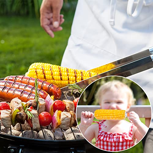 Senzeal SZLUS-015 16Cs/8Pairs Corn Holders Stainless Steel Corn On The Cob Corn Skewers Corn Cob Holders Bbq Forks Skewers With Silicone Handle For Home Party Camping Cooking Barbecues Picnics thumb #8