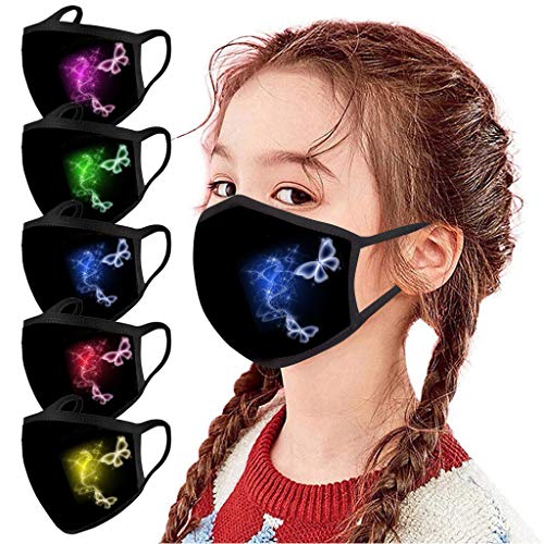  HuaCat Tissu de Visage_Masque d'enfants écharp...