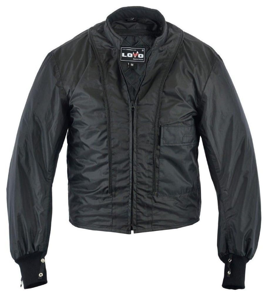 LOVO - Chaqueta Perforada Tricapa de Verano para Moto Hombre - Chaqueta Moto Verano Hombre con Alta Ventilación - Diseño Ligero y Seguro - Protecciones CE Incluidas - Chaquetas de Verano Moto Premium