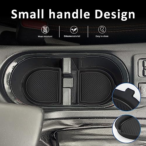 Auovo 4 piezas insertos 3D para portavasos Subaru 2018-2023 miniatura 5