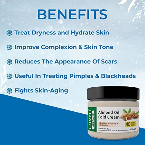 Image of Luvyh Almond Oil Cold Cream & Winter Cream (100g)