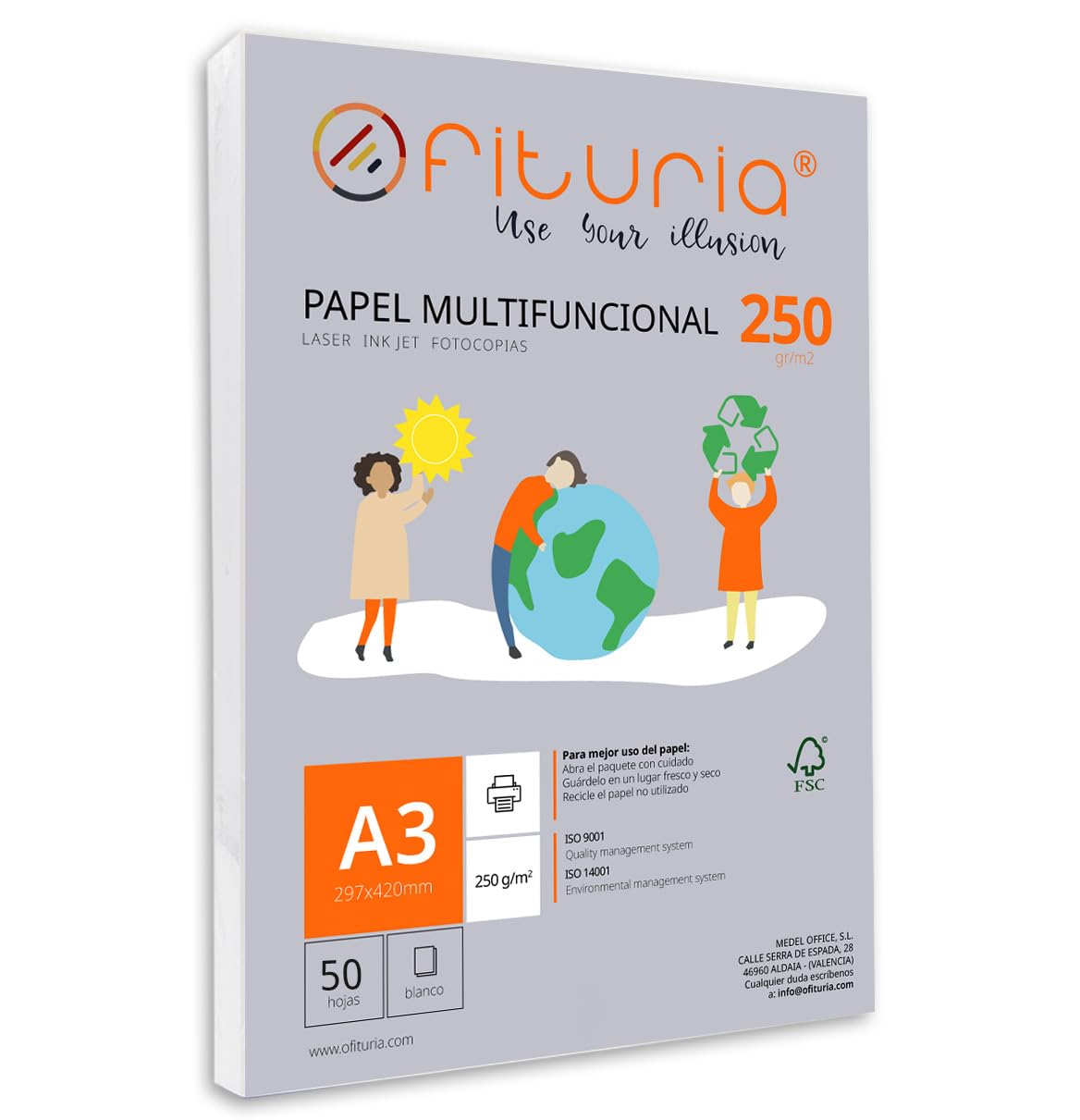 OFITURIA 250 g A3 Paper Pack of 50