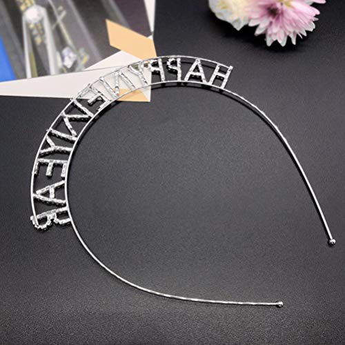 Amosfun - Cerchietto per capelli con scritta