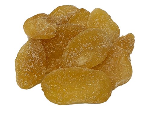 NUTS U.S. - Dried Crystallized Ginger Slices in Resealable Bag (Unsulfured 1 LB)