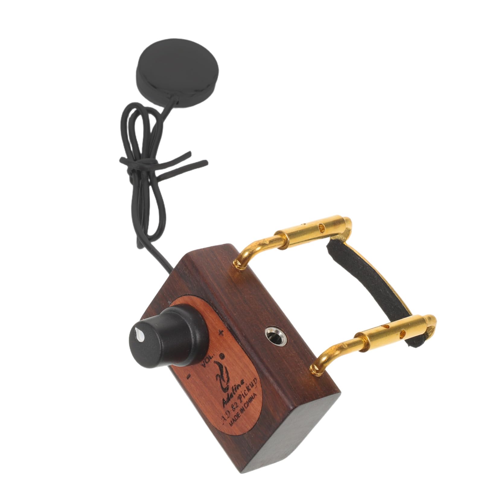 Tragbarer Violin Tonabnehmer aus Metall mit Universeller Kompatibilität für Ukulele und Gitarre für Touring und Musikunterricht