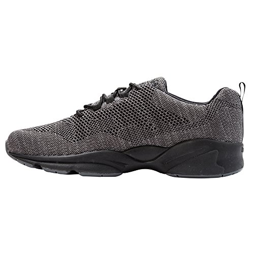Image of Propet Mens Stability Fly Lace Up Walking Sneakers Shoes Casual - Black