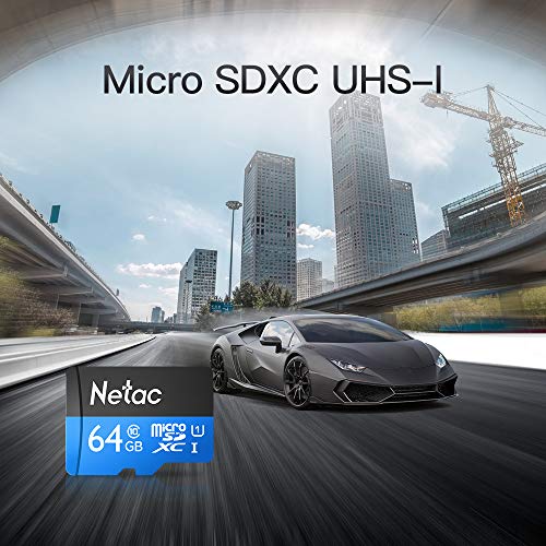 Cartão Memória MicroSD 64GB 80MB/s Netac