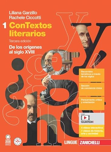 9788808318596 ConTextos literarios. Per le Scuole superiori. Con e-book. Con espansione online. De los orígines al siglo XVIII (Vol. 1)