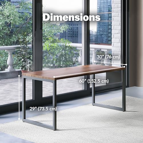 Vari Table 60X30 - Modern Computer Desk With Durable Laminate Finish And Slim Legs thumb #1