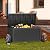 Yardgrace 320 Gallon Lockable Resin Outdoor Storage Box, Waterproof & Weather Resistant Deck Box for Patio Cushion, Garden Tools & Pool Accessories, Black